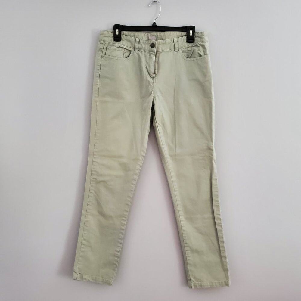 Brooks Brothers Women's Green 1818 Straight Jeans 10